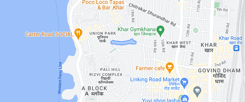 MICL Project Pali Hill Bandra West Location Map